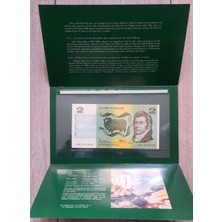 Banknoting Avustralya 2 Dolar 1985 Nümismatik Fuarı Folderı Içinde 500 Adet Üretilmiştir. Çil.