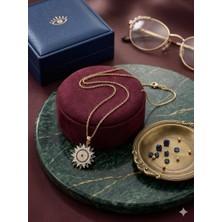 Anka Select El Yapımı Zirkon Taşlı Bronz Kolye Şık ve Zarif Özel Kolye