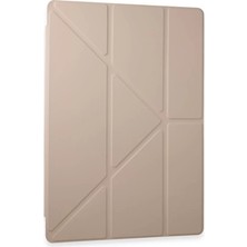 Uravas Store Galaxy X910 Tab S9 14.6 Kılıf Kalemlikli Mars Tablet Kılıfı - Gold