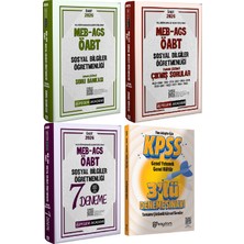 Pegem Akademi Yayıncılık 2026 Meb Ags Öabt Sosyal Bilgiler Öğretmenliği Çözümlü Soru Bankası-7 Deneme-Çözümlü Çıkmış Sorular