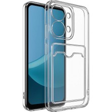Uravas Store Redmi 15C 4g Kılıf Kart Şeffaf Silikon - Şeffaf