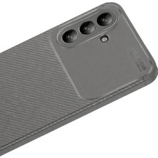 Uravas Store Galaxy A56 Kılıf Auto Focus Karbon Kapak - Gri