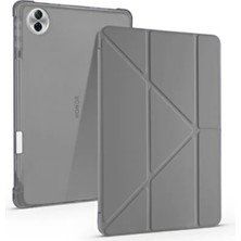 Nanospace Honor Pad 10 12.1 Ile Uyumlu Kılıf Tri Folding Kalem Bölmeli Standlı Kılıf