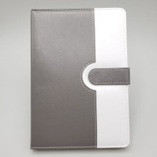 Cngzhn Tarihsiz Ajanda Defter Beyaz Gri Renk