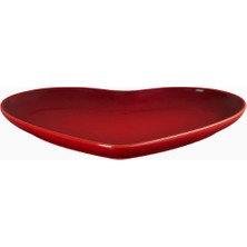 Le Creuset Kalp Şekilli Seramik Servis Tabağı 23 cm