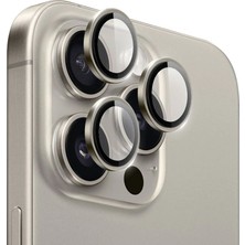 Avcı Teknoloji Market iPhone 16 Pro / 16 Pro Max Uyumlu Gerçek Safir Lens Koruyucu Görüntü Kalitesini Bozmayan Netlik