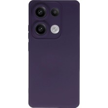 Buğz Xiaomi Redmi Note 13 Pro 4g Kılıf Nano Içi Kadife Silikon - Mor