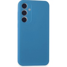 Buğz Samsung Galaxy A55 5g Kılıf First Silikon - Mavi