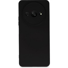 Buğz Xiaomi Redmi A3 4g Kılıf Nano Içi Kadife Silikon - Siyah