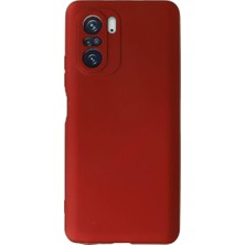 Uravas Store Poco F3 Kılıf First Silikon - Kırmızı