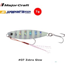 Major Craft Jigpara Micro Jpm-7gr 40MM #07 Zebra Glow