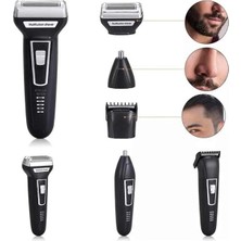 Uravas Store 3'lü Set Saç Sakal Kesme Traş Makinesi Burun Kılı Alma Tıraş Makinesi