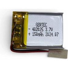 SHC4200 Sertec 402025 3.7V 150 Mah Li-Polymer Pil (DEVRELI/1.5A)