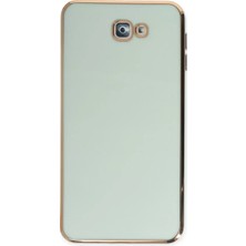 Uravas Store Galaxy J7 Prime Kılıf Volet Silikon - Yeşil