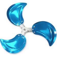 18 Inç Vantilatör Pervanesi 3 Kanat Metal | Endüstriyel ve Ayaklı Fan Uyumlu Güçlü Hava Performansı