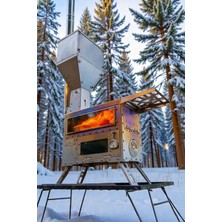 Green Stove Hori5 Titanyum Pelet Sobası Odun Sobası