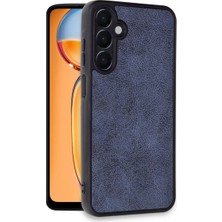Buğz Samsung Galaxy A15 4g Kılıf Aras Deri Kapak - Lacivert