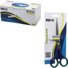 Buğz Ibico İ20-015 İ120-015 ( 6 ½  17.5cm ) ( Orta ) Ev  Ofis Makas ( Paslanmaz Çelik ) ( Yeşil  Lac