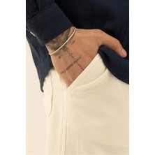 Fjellor Turgon 925 Ayar Gümüş Yılan Zincir Erkek Bileklik