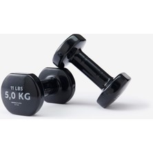 Decathlon Dambıl - 2x5 kg - Siyah