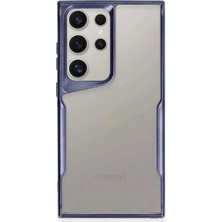 Buğz Samsung Galaxy S25 Ultra Kılıf Boyi Silikon Kapak - Lacivert