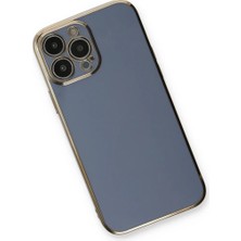 Najmaddin.com Newface iPhone 13 Pro Kılıf Volet Silikon - Mavi