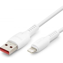 MiraLive USB Lightning Şarj ve Data Kablosu 3.4A 20W 1 M - Beyaz ND1153