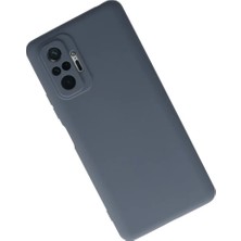 Najmaddin.com Newface Xiaomi Redmi Note 10 Pro Kılıf Nano Içi Kadife Silikon - Gri