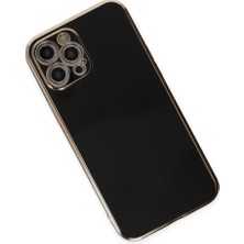 Najmaddin.com Newface iPhone 12 Pro Kılıf Volet Silikon - Siyah