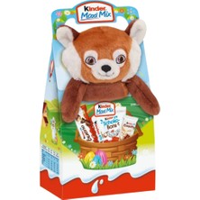 Kinder Maxi Mix Paskalya Peluş Kızıl Panda 4 Farklı Çikolata 133G