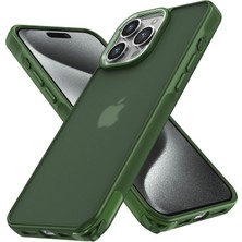 Buğz Iphone 12 Pro Max Kılıf Elegant Kapak - Yeşil