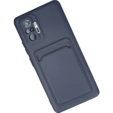 Najmaddin.com Newface Xiaomi Redmi Note 10 Pro Kılıf Kelvin Kartvizitli Silikon - Lacivert