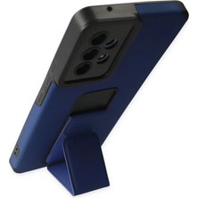 Najmaddin.com Newface Samsung Galaxy A53 5g Kılıf Mega Standlı Silikon - Mavi