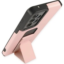 Najmaddin.com Newface Samsung Galaxy A33 5g Kılıf Mega Standlı Silikon - Pudra