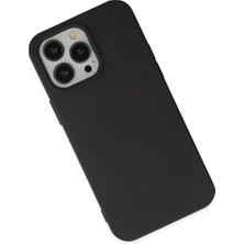 Najmaddin.com Newface iPhone 15 Pro Kılıf Nano Içi Kadife Silikon - Siyah