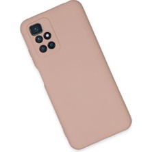 Najmaddin.com Newface Xiaomi Redmi 10 2022 Kılıf Nano Içi Kadife Silikon - Pudra