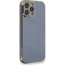 Buğz Iphone 15 Pro Kılıf Volet Silikon - Mavi