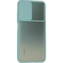 Najmaddin.com Newface Xiaomi Redmi Note 10 Kılıf Palm Buzlu Kamera Sürgülü Silikon - Turkuaz