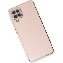 Najmaddin.com Newface Samsung Galaxy A22 Kılıf Volet Silikon - Pembe