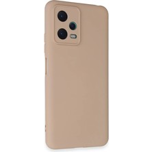 Najmaddin.com Newface Xiaomi Redmi Note 12 5g Kılıf Nano Içi Kadife Silikon - Pudra