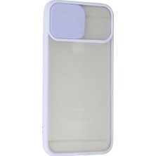 Najmaddin.com Newface iPhone 6 Kılıf Palm Buzlu Kamera Sürgülü Silikon - Lila