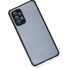 Najmaddin.com Newface Samsung Galaxy A72 Kılıf Miami Şeffaf Silikon - Siyah