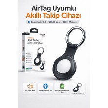 Airstorr iPhone Uyumlu Akıllı Takip Cihazı Apple Find My Destekli Airtag Uyumlu Anahtarlık Tracker