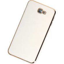 Najmaddin.com Newface Samsung Galaxy J7 Prime Kılıf Volet Silikon - Beyaz