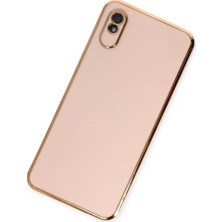 Najmaddin.com Newface Xiaomi Redmi 9A Kılıf Volet Silikon - Pembe