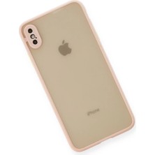 Najmaddin.com Newface iPhone Xs Max Kılıf Montreal Silikon Kapak - Pembe