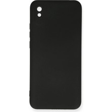 Buğz Xiaomi Redmi 9A Kılıf Nano Içi Kadife Silikon - Siyah