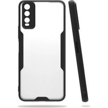 Najmaddin.com Newface Vivo Y11S Kılıf Platin Silikon - Siyah