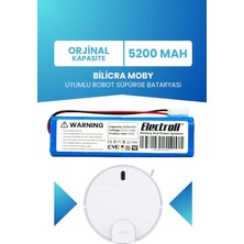 Electroll Bilicra Moby Batarya (Standart Kapasite) 5200MAH Pil Robot Süpürge Bataryası
