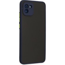 Buğz Samsung Galaxy A03 Kılıf Montreal Silikon Kapak - Lacivert
